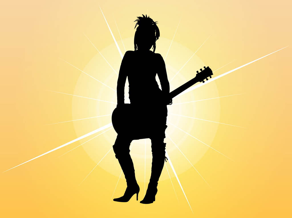 rock star silhouette