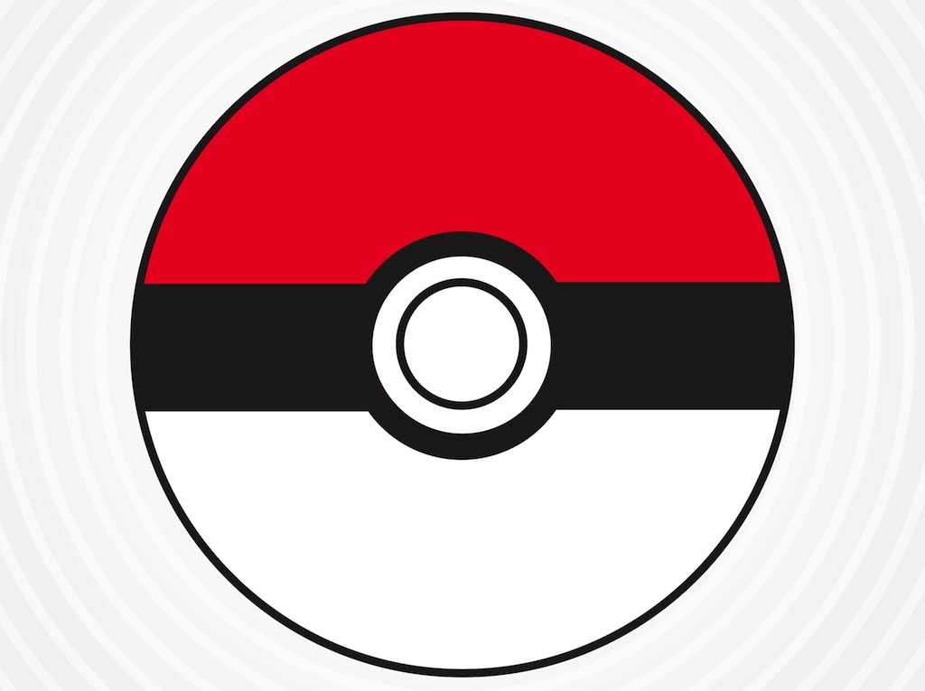Poke Ball ( Great Ball ) 3D Logo PNG Vector (CDR) Free Download