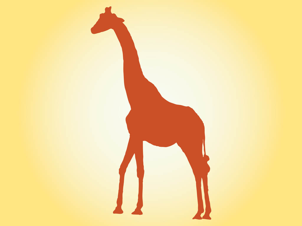 Download Giraffe Silhouette Vector Art & Graphics | freevector.com