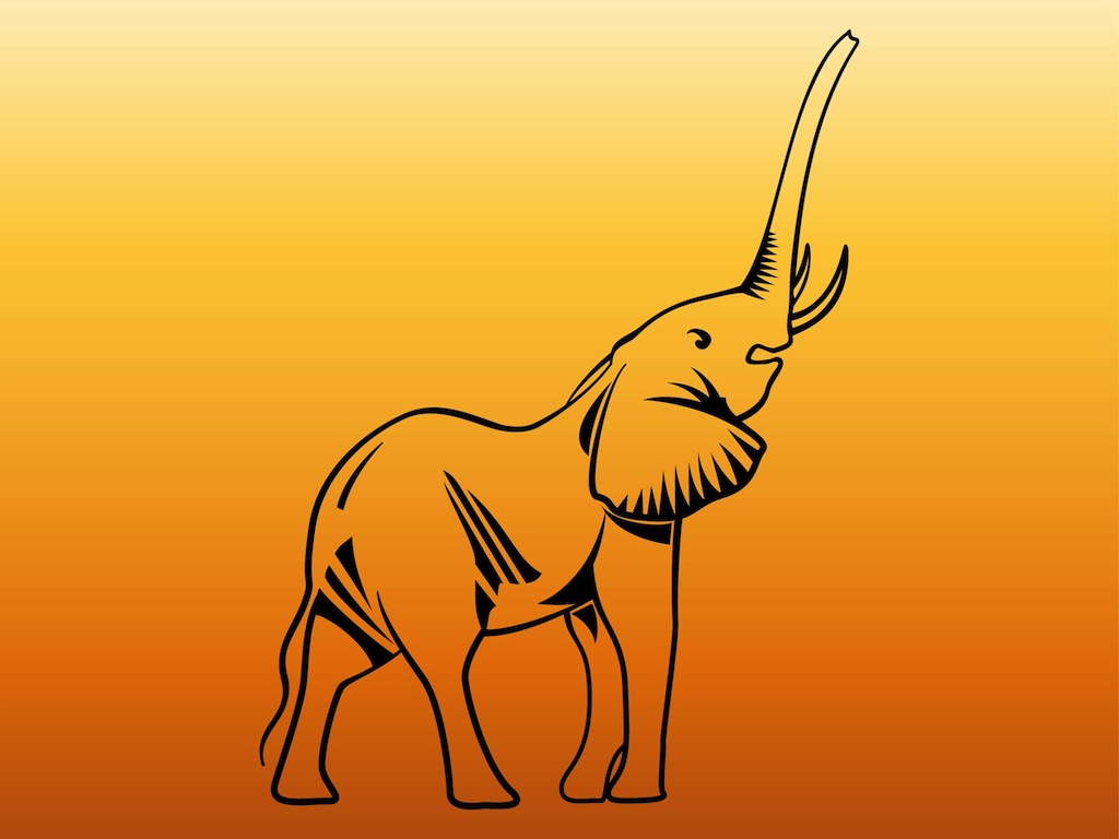 Download Baby Elephant Graphics Vector Art & Graphics | freevector.com