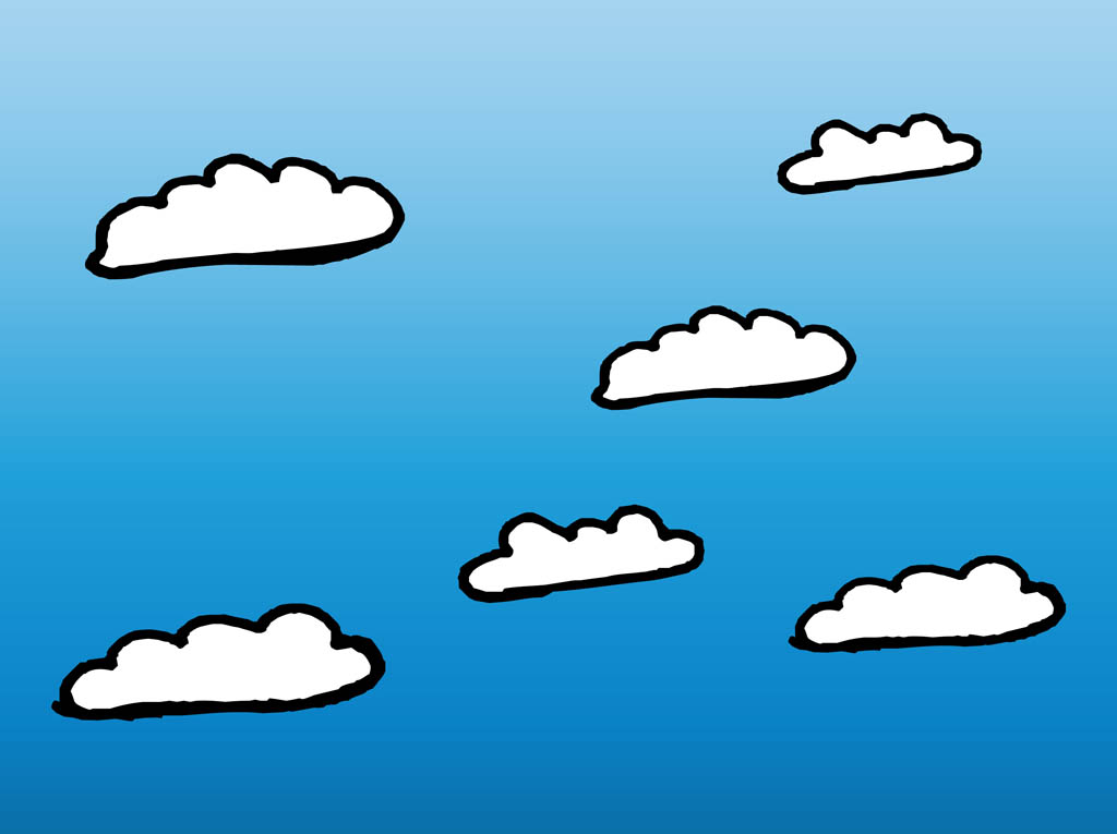 animated blue clouds
