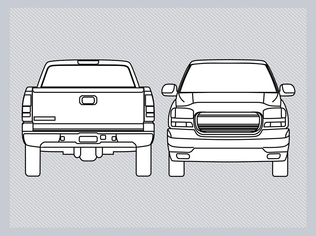 Free Free 246 Svg Lowered Truck Outline SVG PNG EPS DXF File