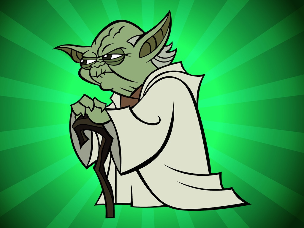 Yoda Cartoon Vector Art Graphics Freevector Com