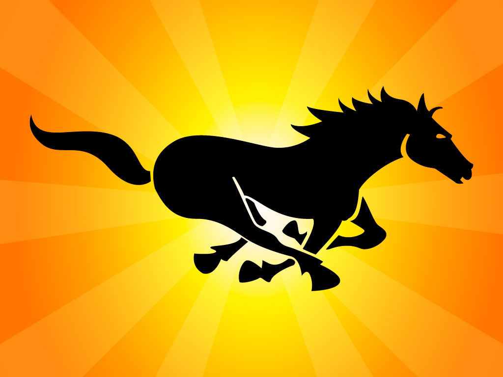 running horse logo