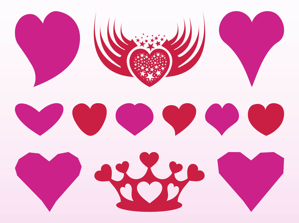Heart consisting hearts Royalty Free Vector Image