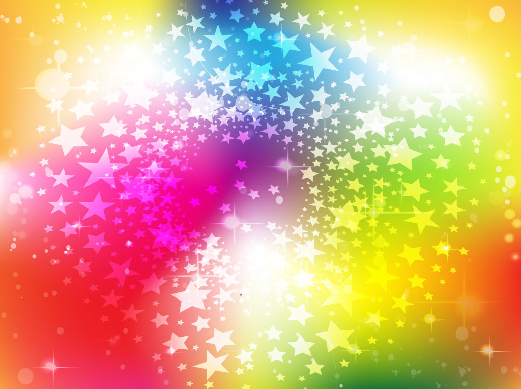 rainbow stars background wallpaper