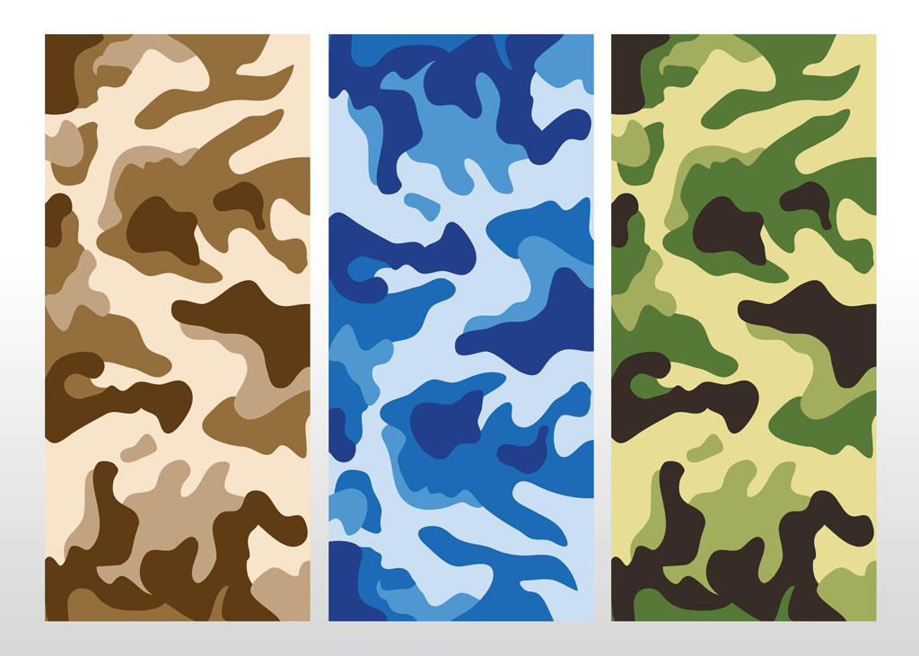 Blue Green Camouflage Vector Pattern & Images, Free Download