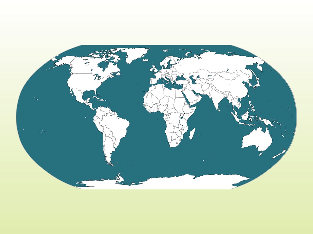 World Map Illustration Vector Art & Graphics | freevector.com
