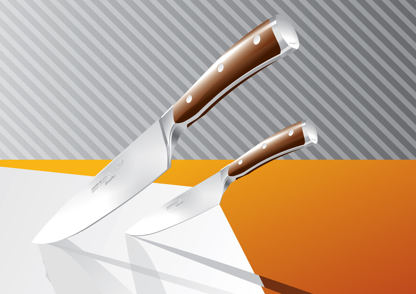 Download Kitchen Knives Vector Art & Graphics | freevector.com