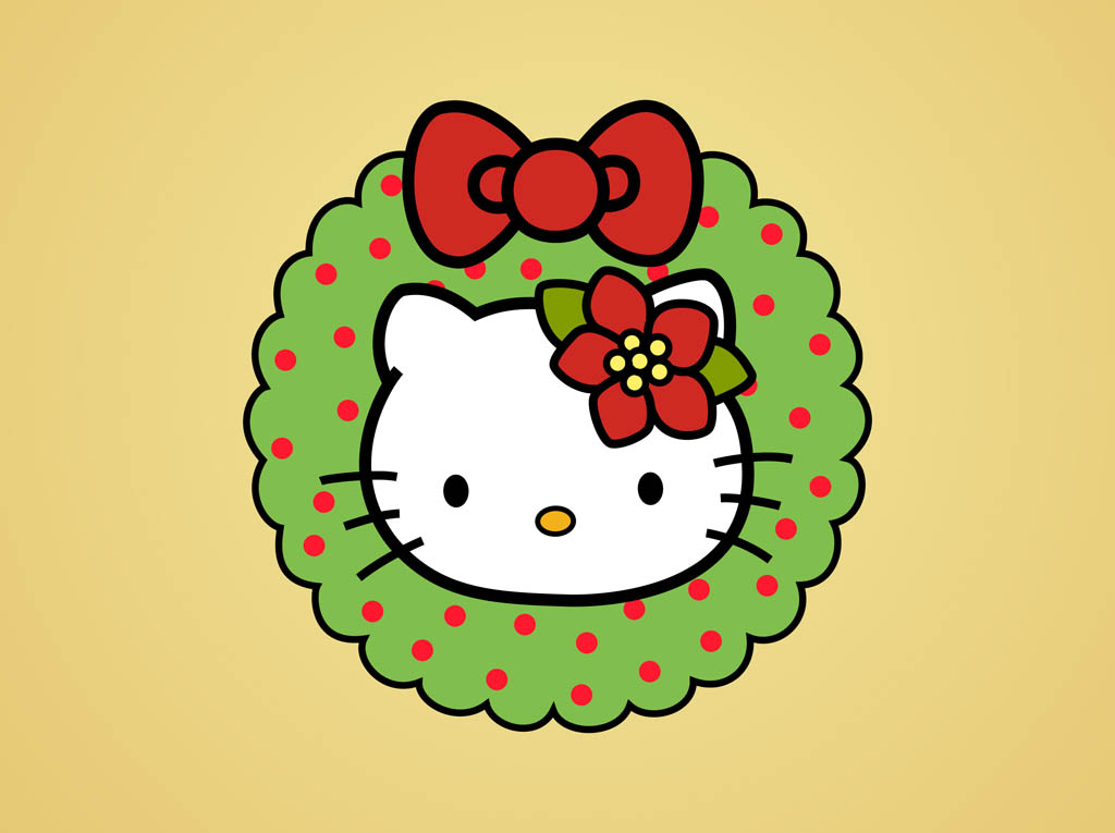 Download Hello Kitty Christmas Vector Art & Graphics | freevector.com
