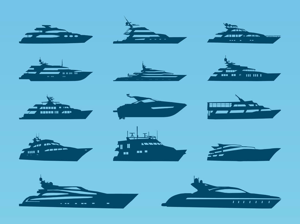 yacht vector image