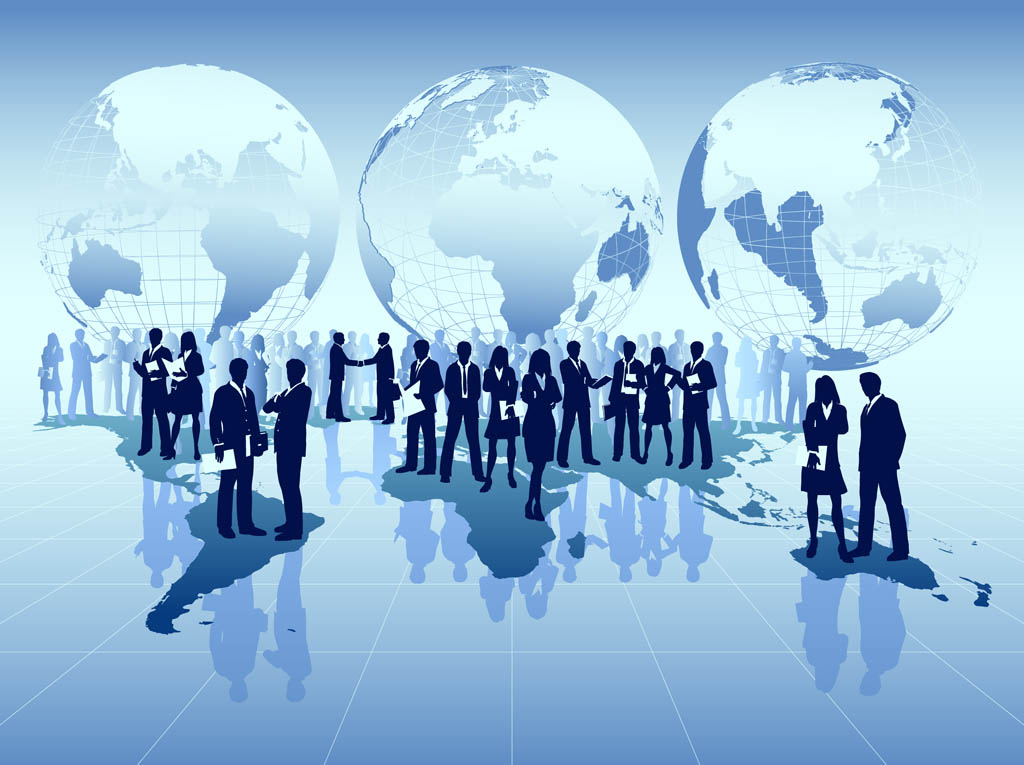 Global Business Background Vector Art & Graphics 