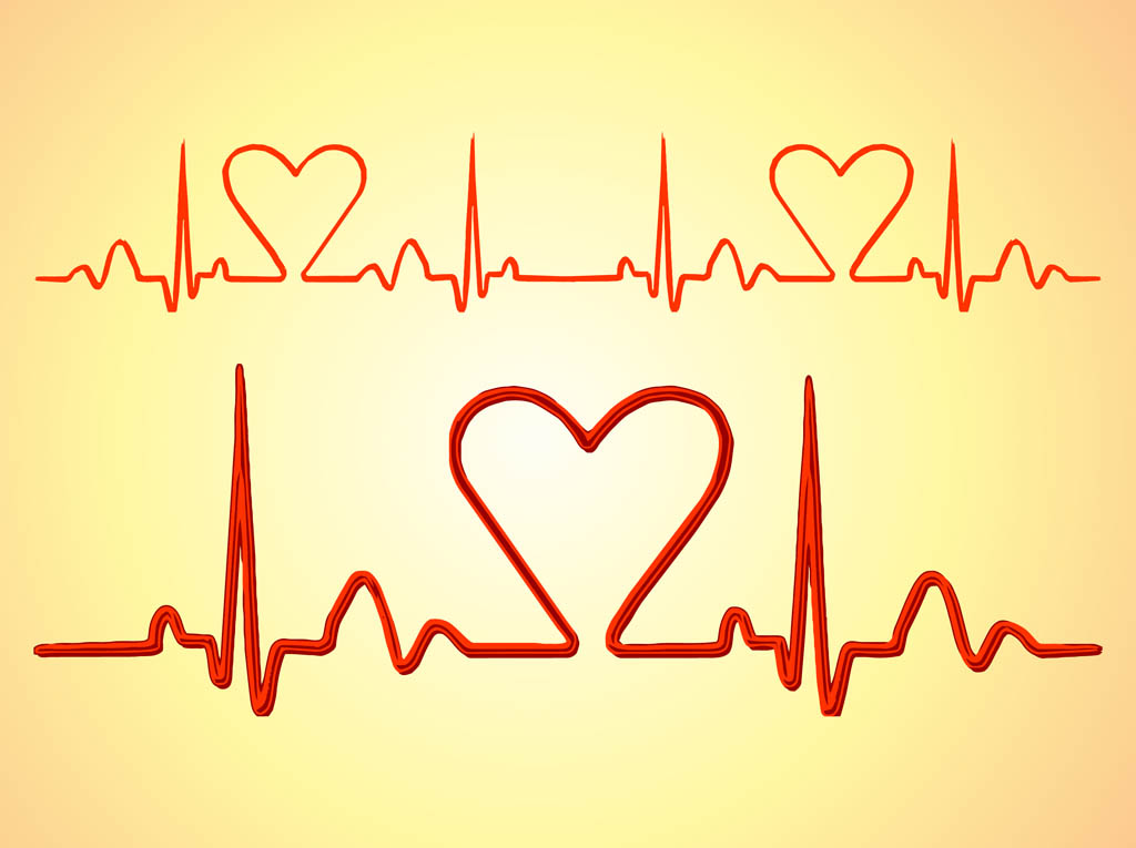 Download Heartbeat Lines Vector Art & Graphics | freevector.com
