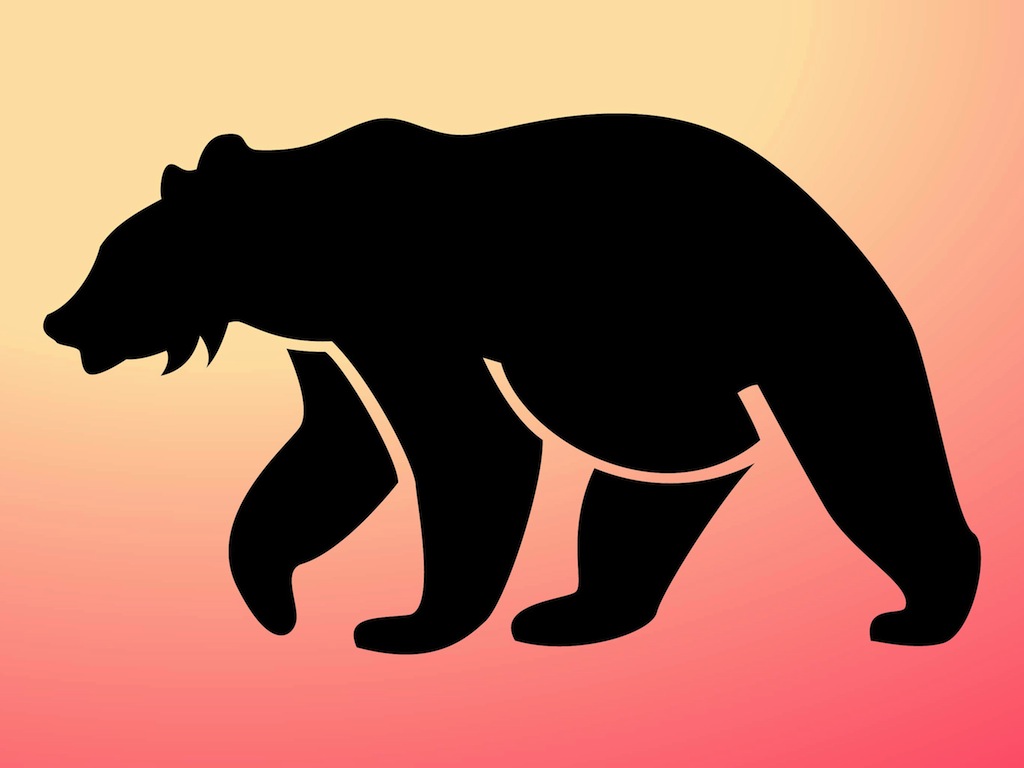 Download Bear Silhouette Vector Art & Graphics | freevector.com