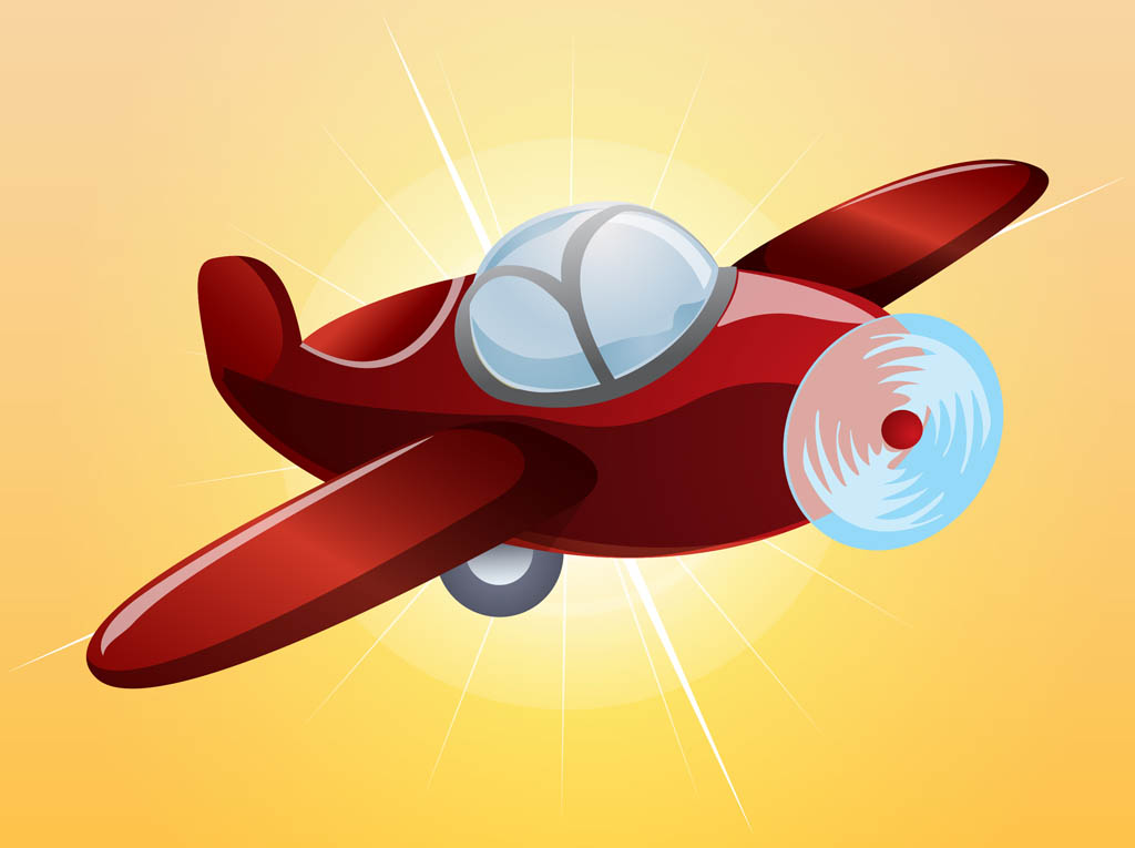 Cartoon Plane Vector Art & Graphics | freevector.com