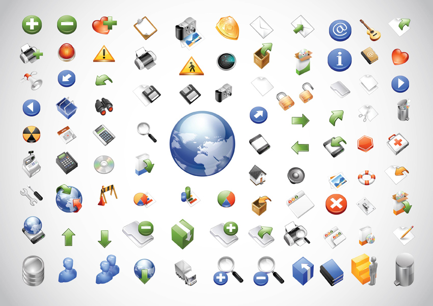 Download Web Icons Pack Vector Art & Graphics | freevector.com