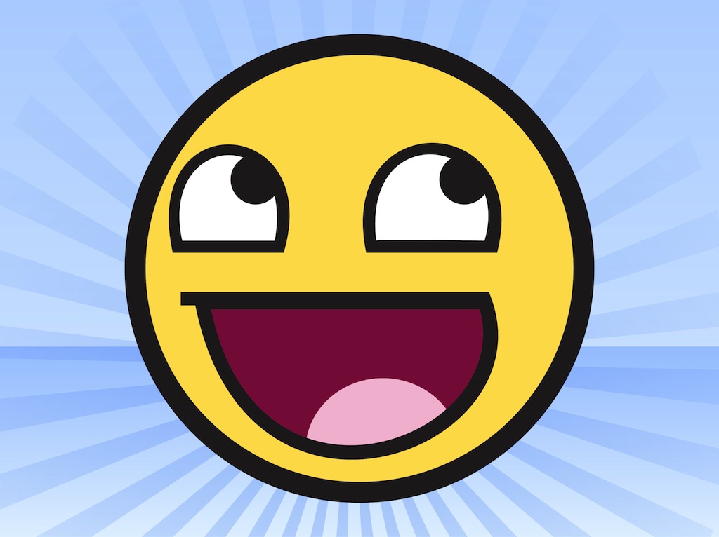 Awesome Face Meme Vector Art Graphics Freevector Com