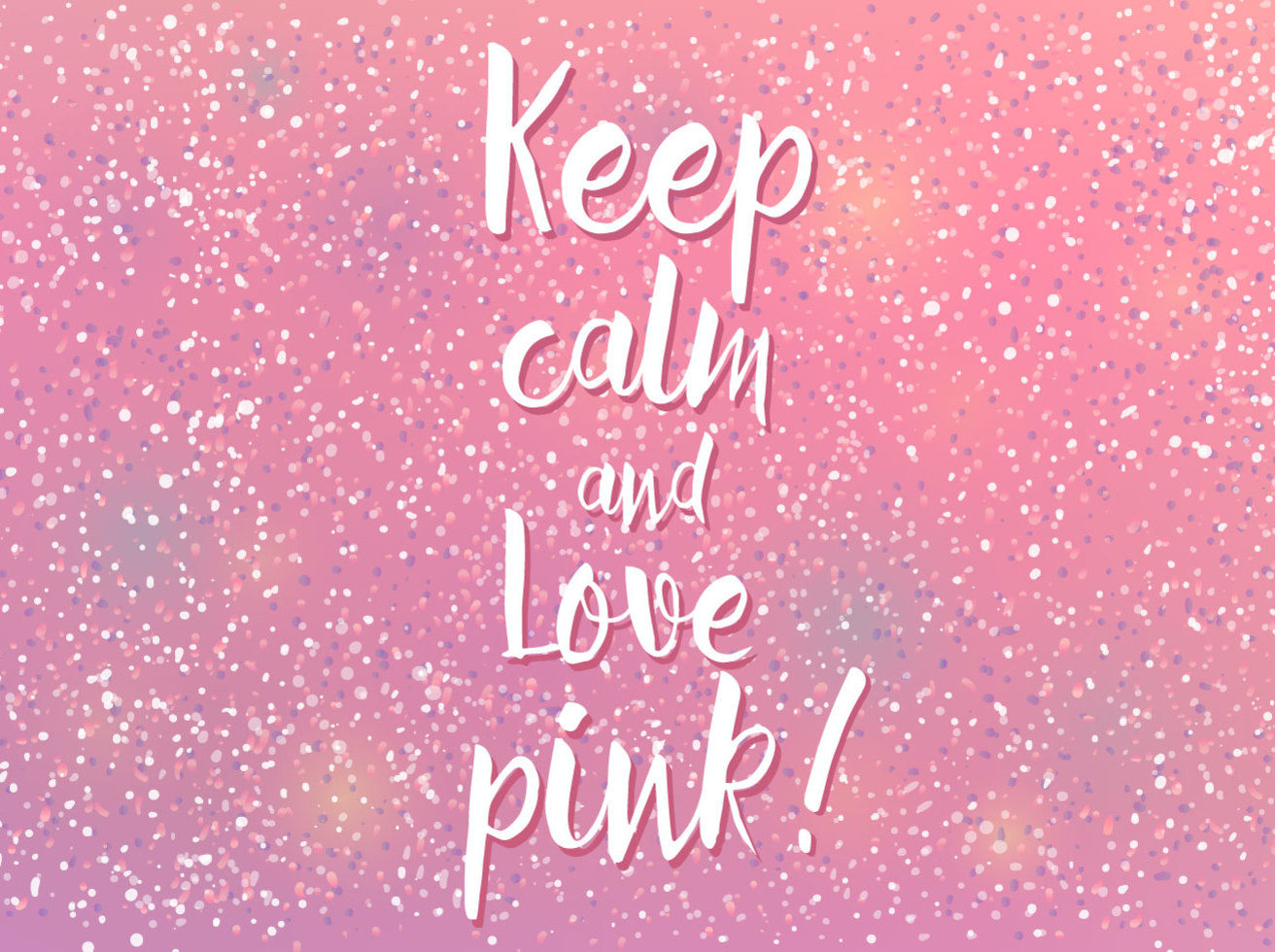 Keep Calm And Love Pink Vector Vector Art & Graphics | freevector.com