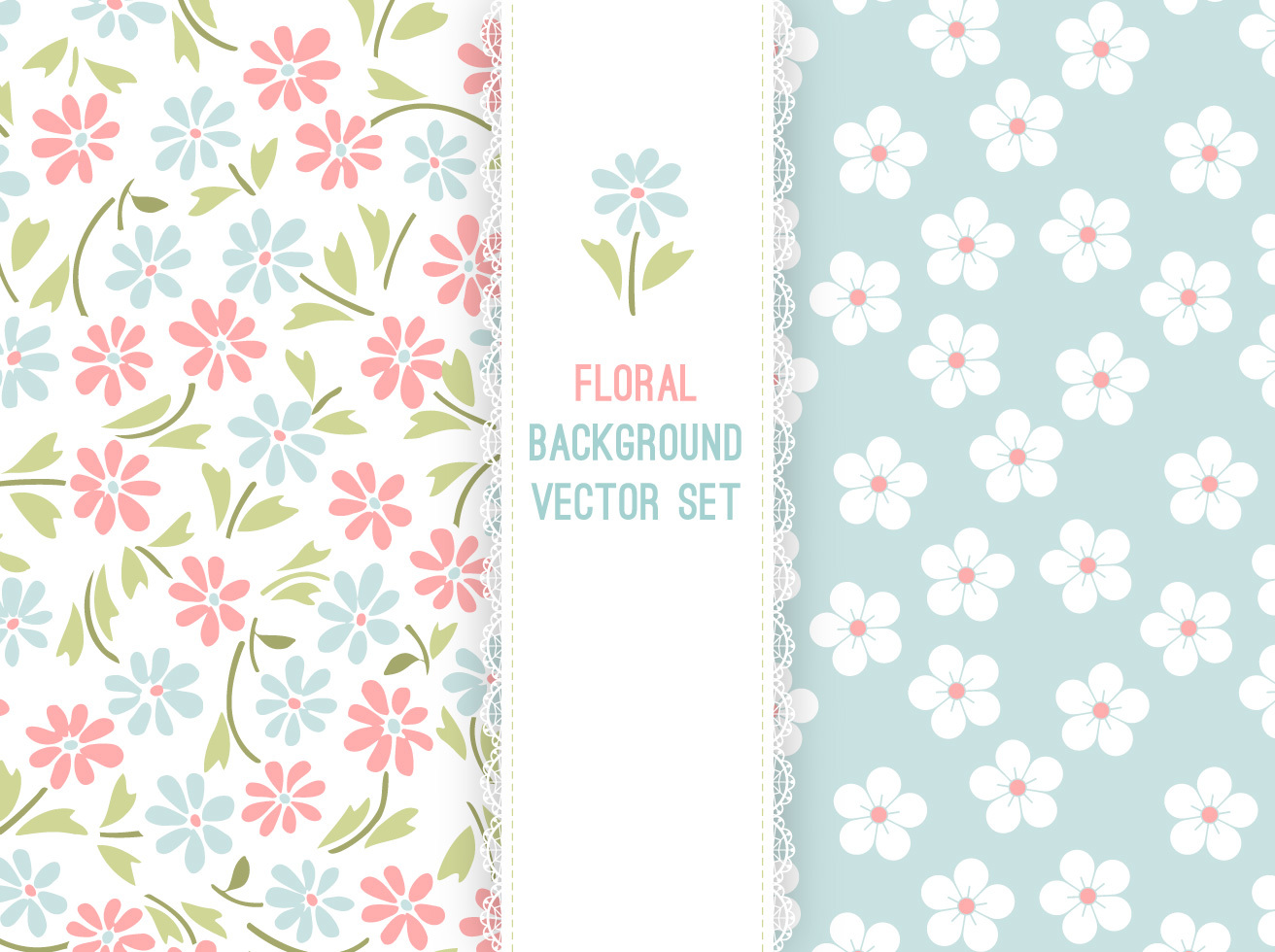 Free Vector Pastel Floral Background Vector Art & Graphics 