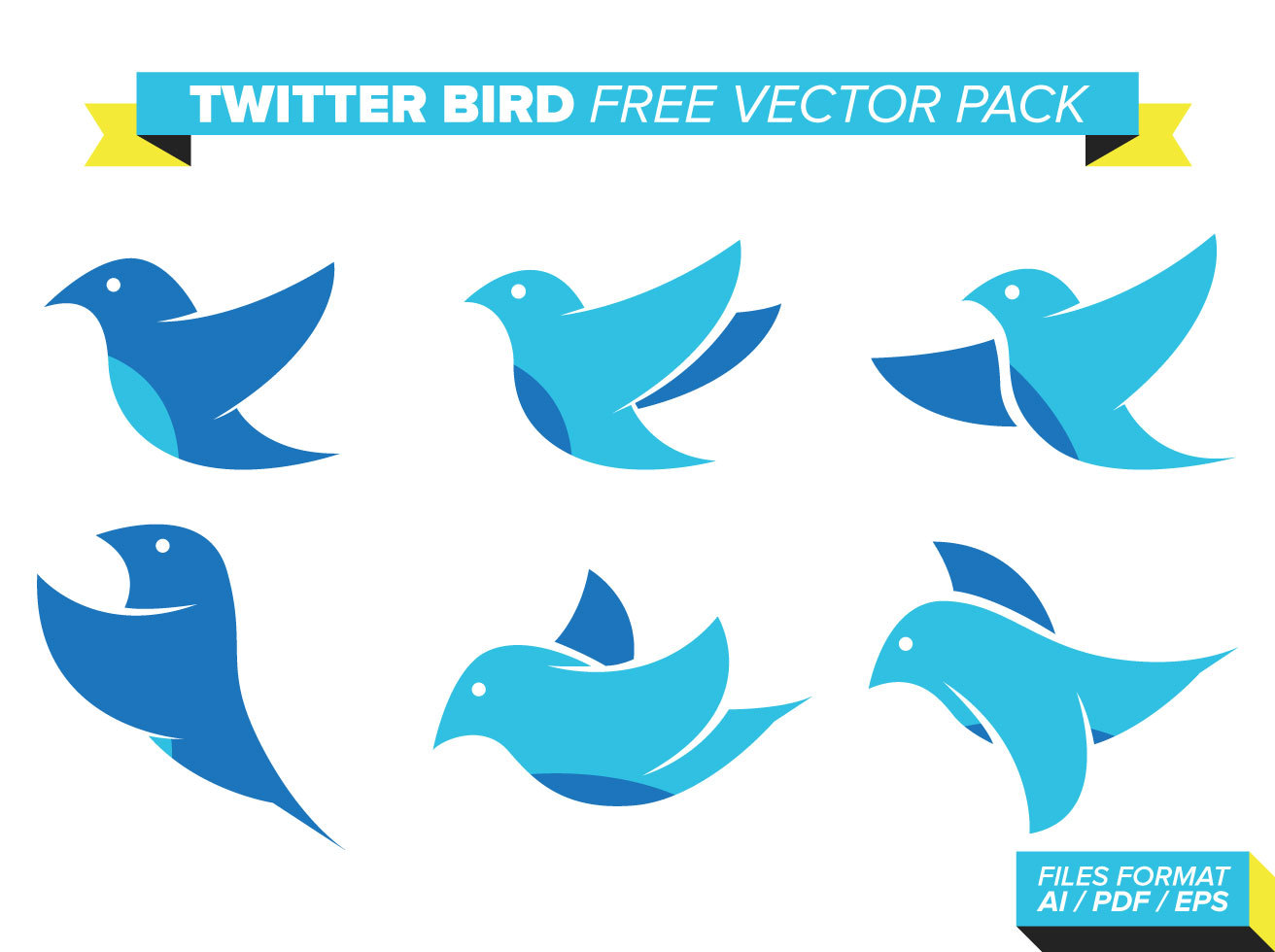 100,000 Twitter bird Vector Images