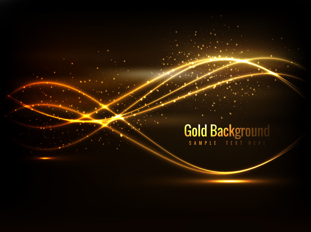 Download Free Vector Beautiful Gold Background Vector Art ...