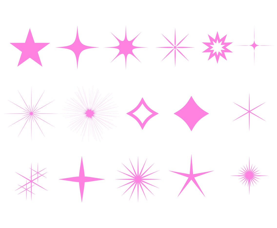 Free Pink Sparkles Vector Vector Art & Graphics