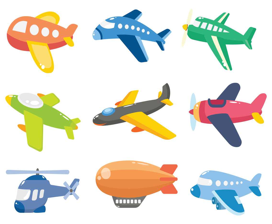 free airplane clipart vector free