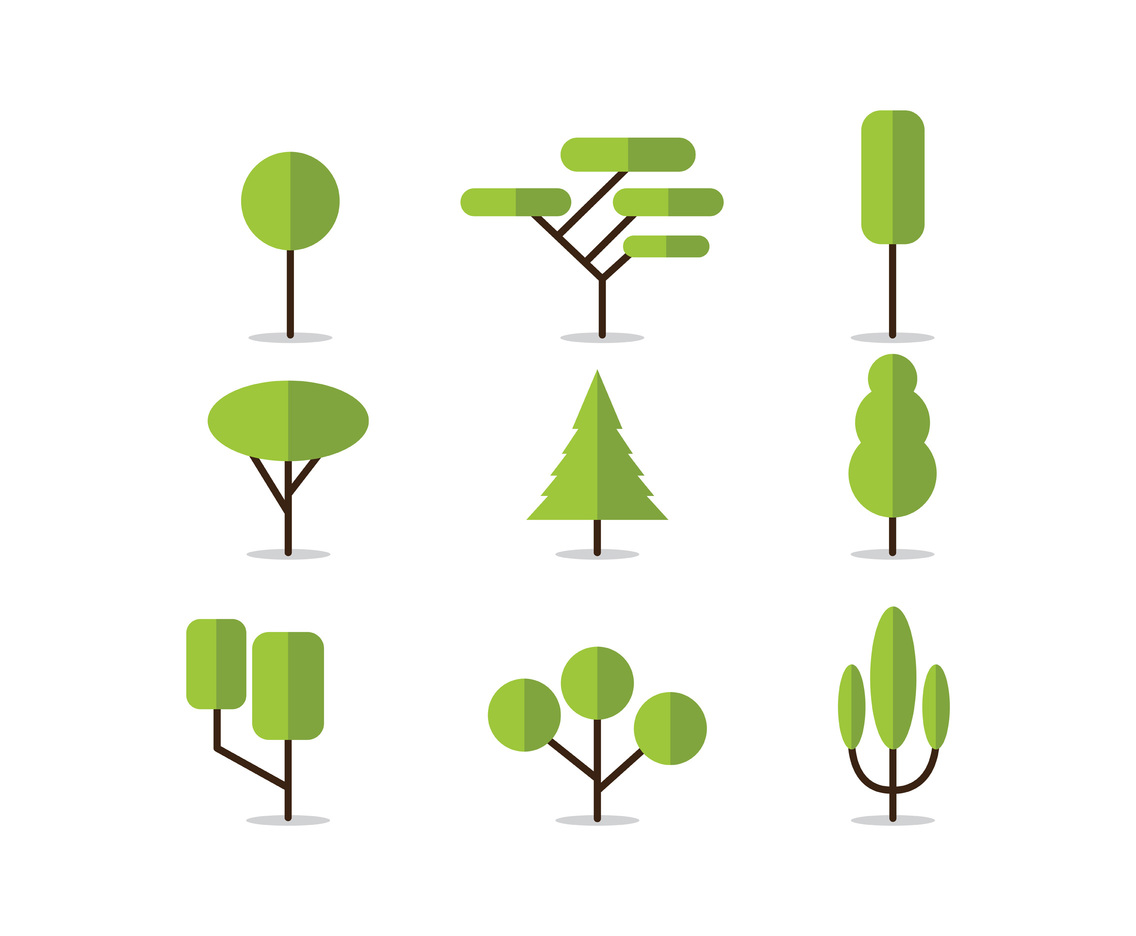 tree icon vector free download