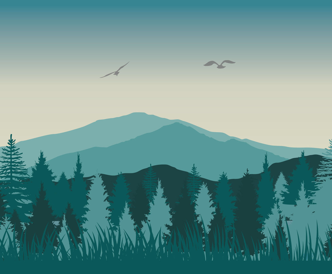 Forest Vector Background Vector Art & Graphics | freevector.com