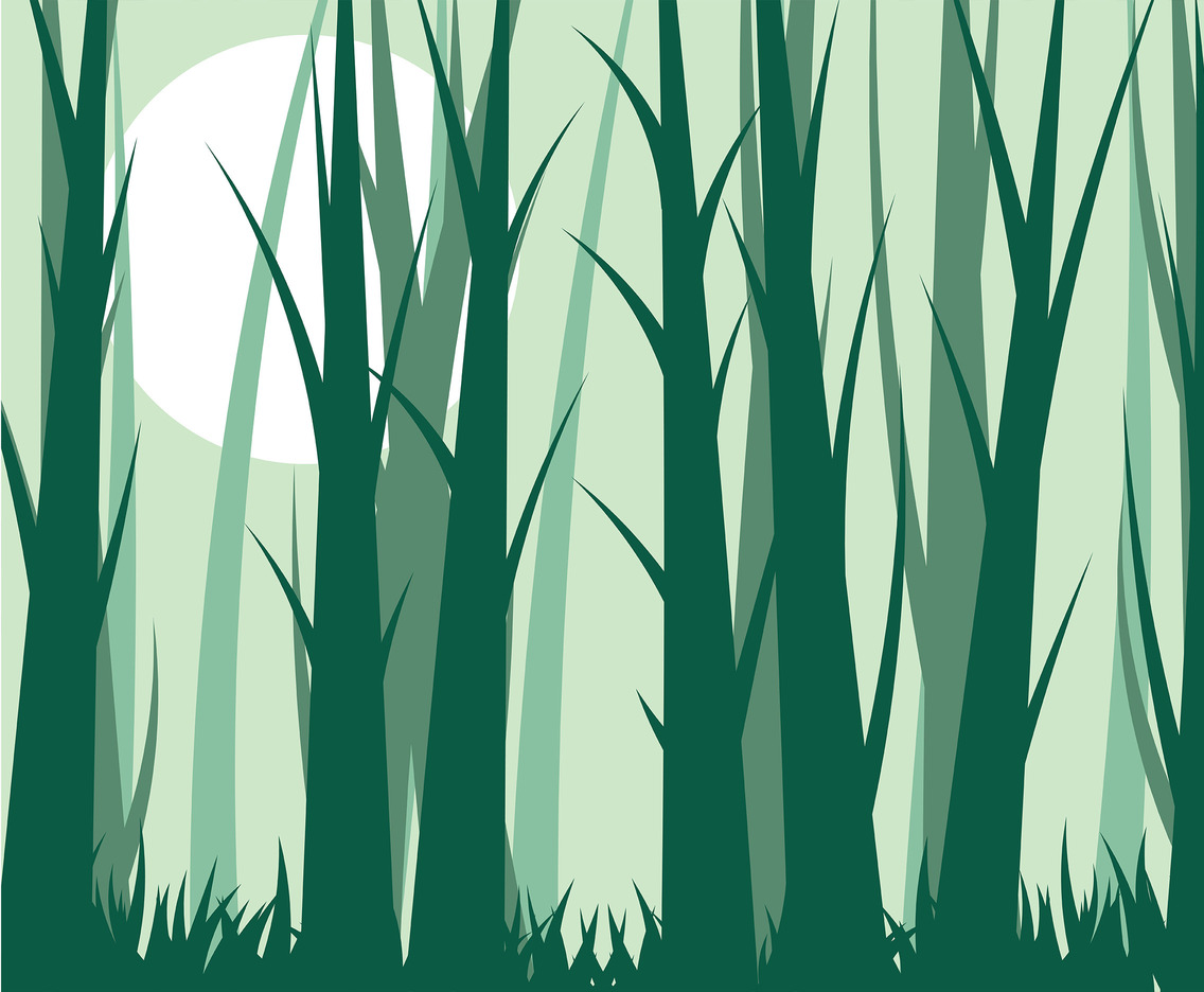 Forest Background Vector 9 Vector Art & Graphics | freevector.com