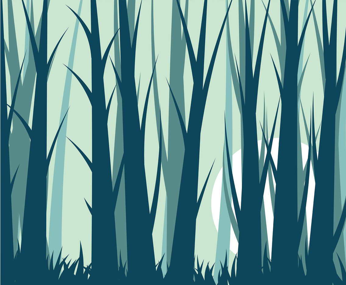 Forest Background Vector 10 Vector Art & Graphics | freevector.com