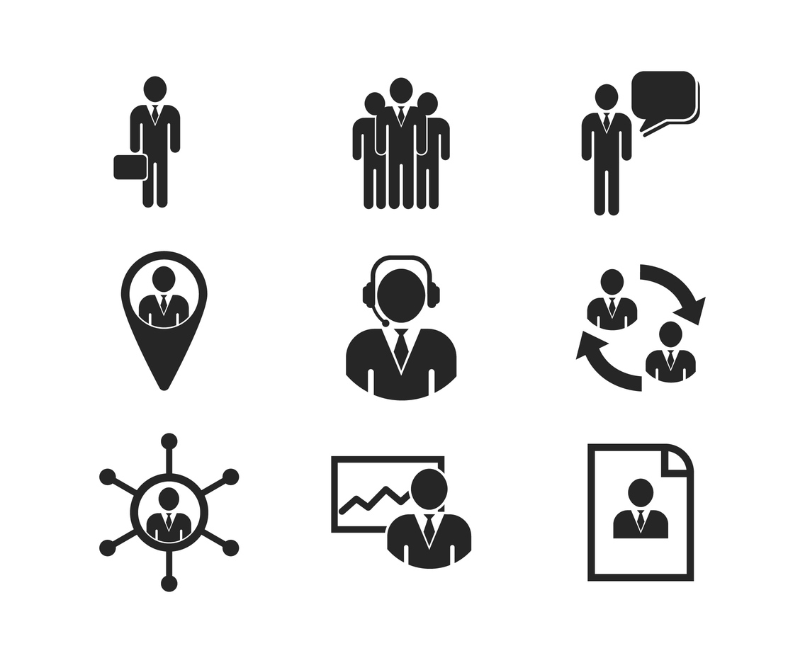 manager icon vector