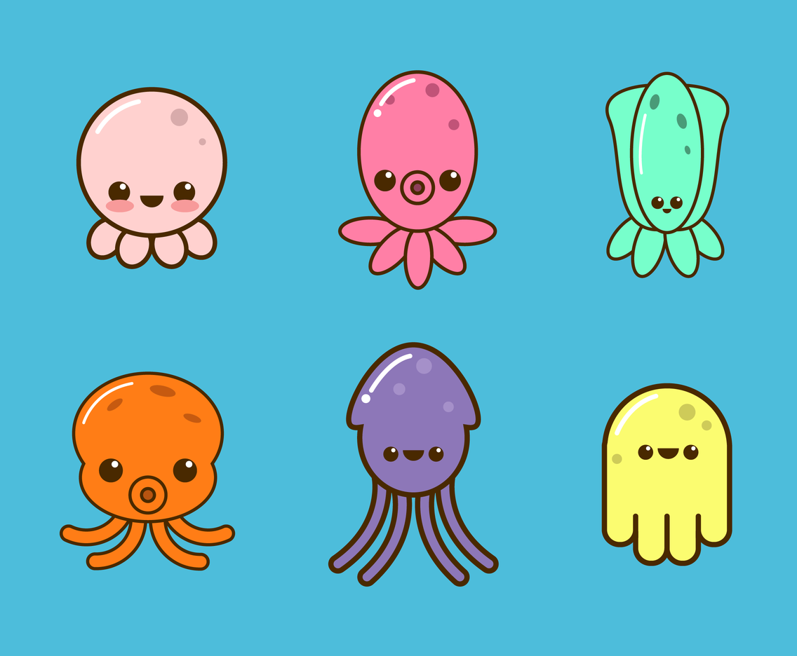 Download Free Cartoon Octopus Vector Vector Art & Graphics ...