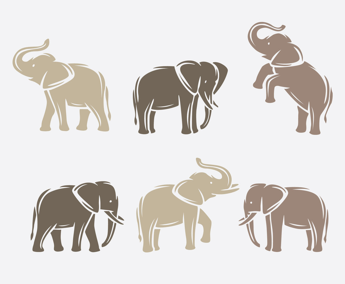 Free Free 128 Trunk Up Elephant Svg SVG PNG EPS DXF File