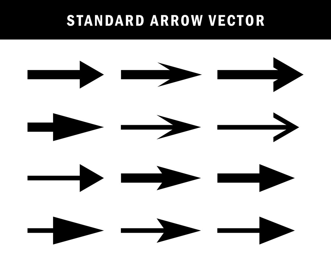 Download Standard Black Arrow Vectors Vector Art & Graphics ...