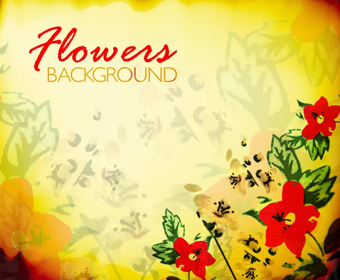 yellow floral backgrounds