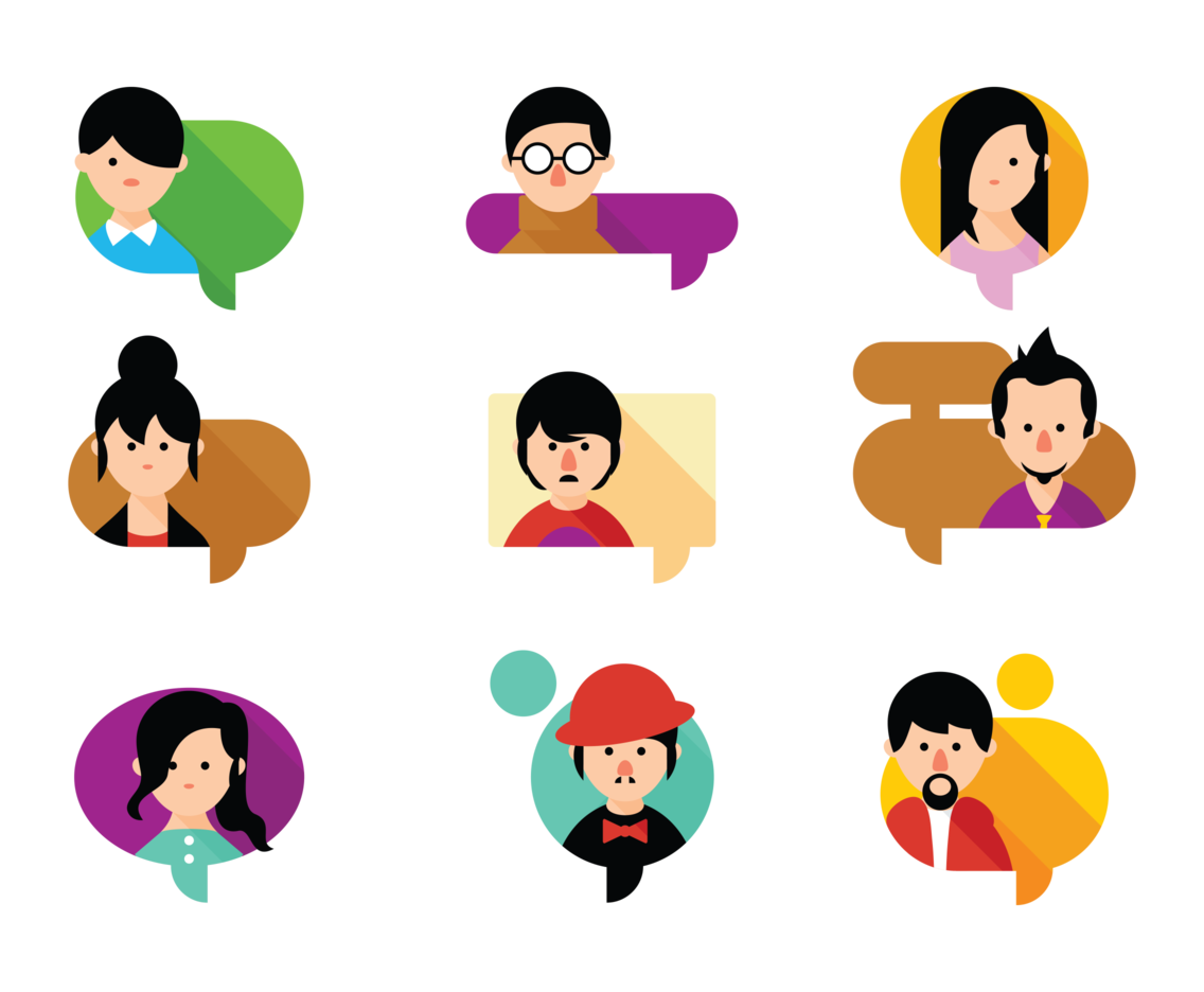 people graphic vector
