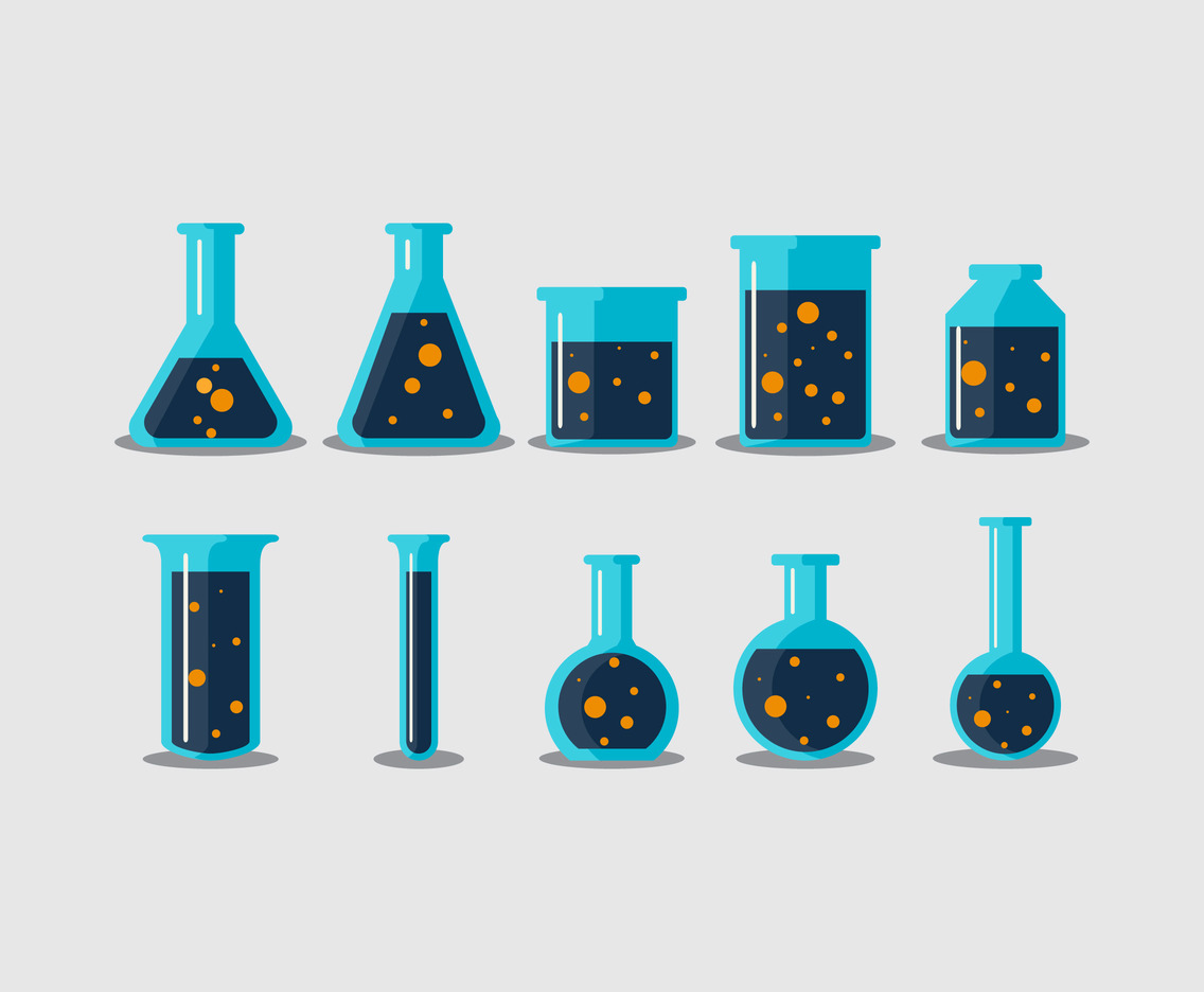 Chemical Science Bottle Vector Vector Art & Graphics
