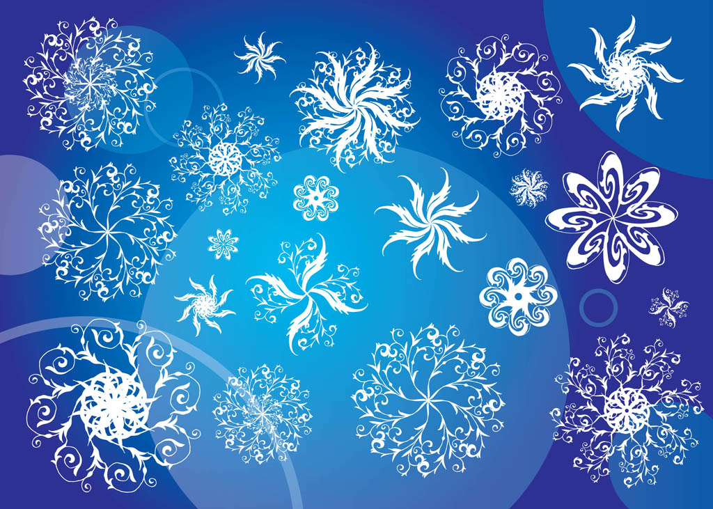 Free Vector Snowflakes Vector Art & Graphics | freevector.com