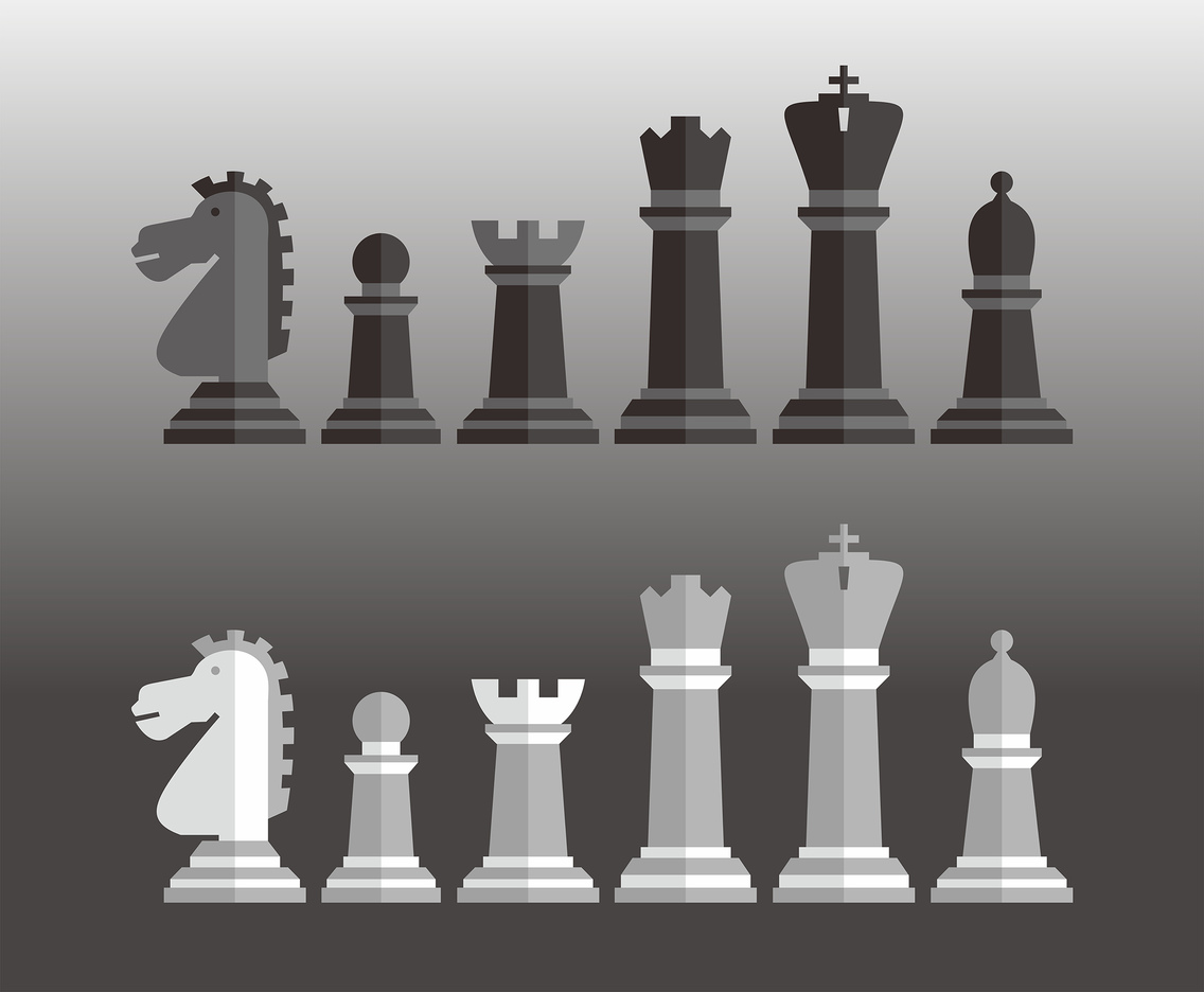 Chess game piece scribble Royalty Free Vector Image
