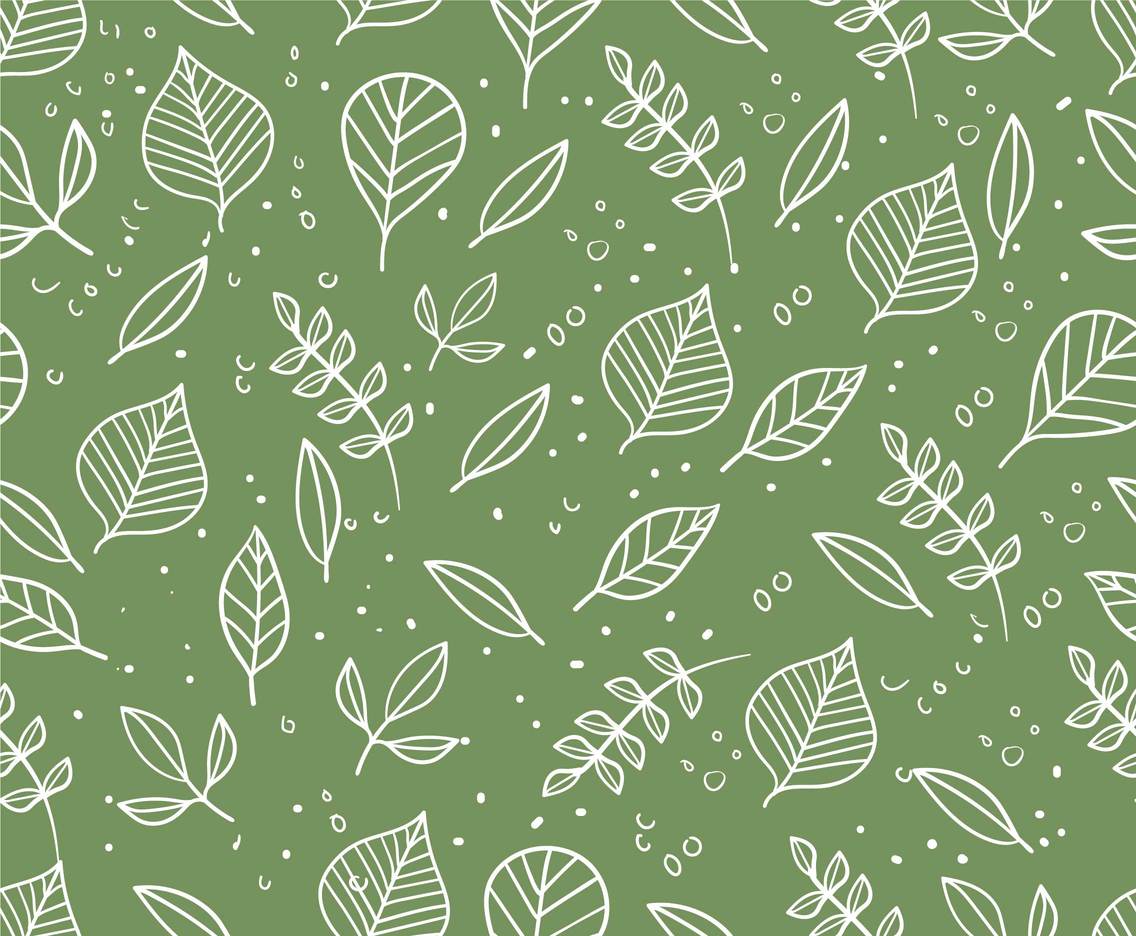 hand-drawn-leaf-pattern-seamless-vector-art-graphics-freevector