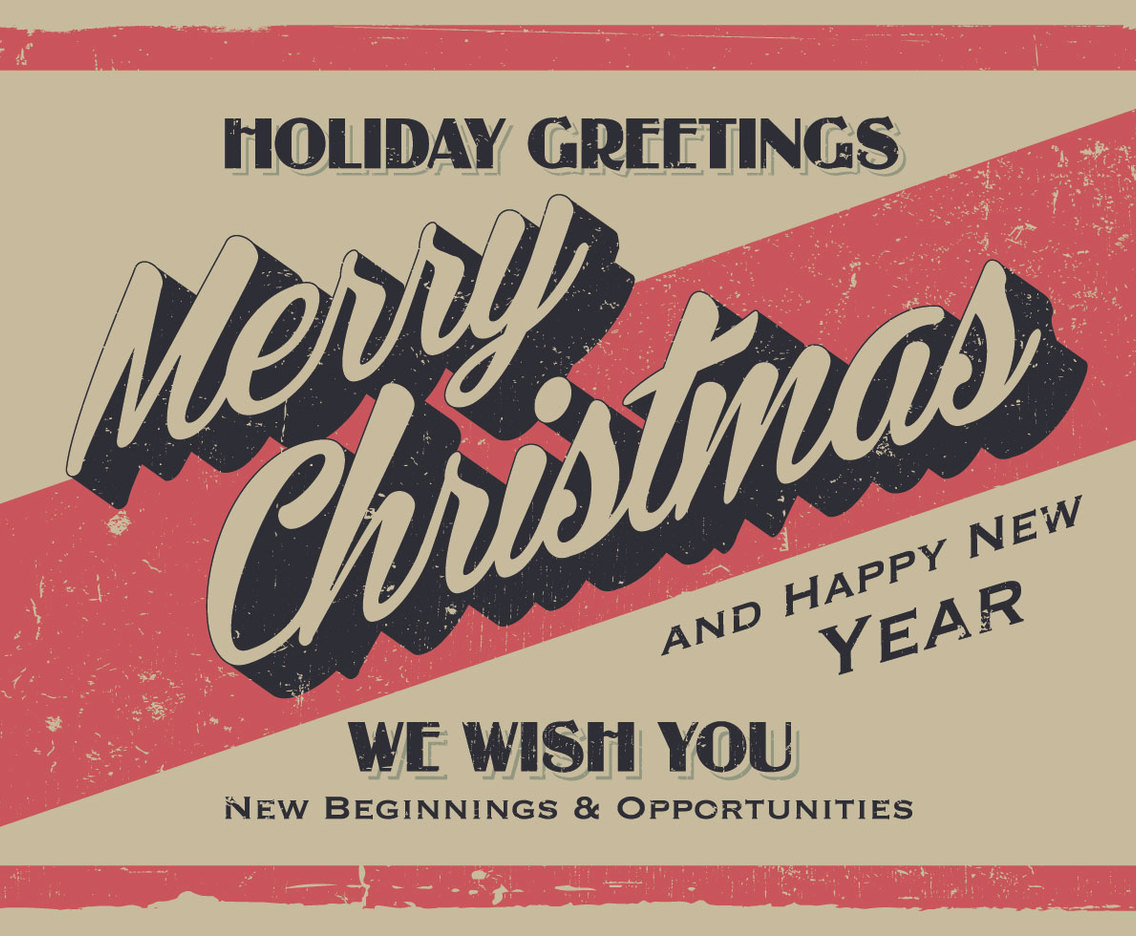 Download Vintage Merry Christmas Sign Vector Vector Art & Graphics ...