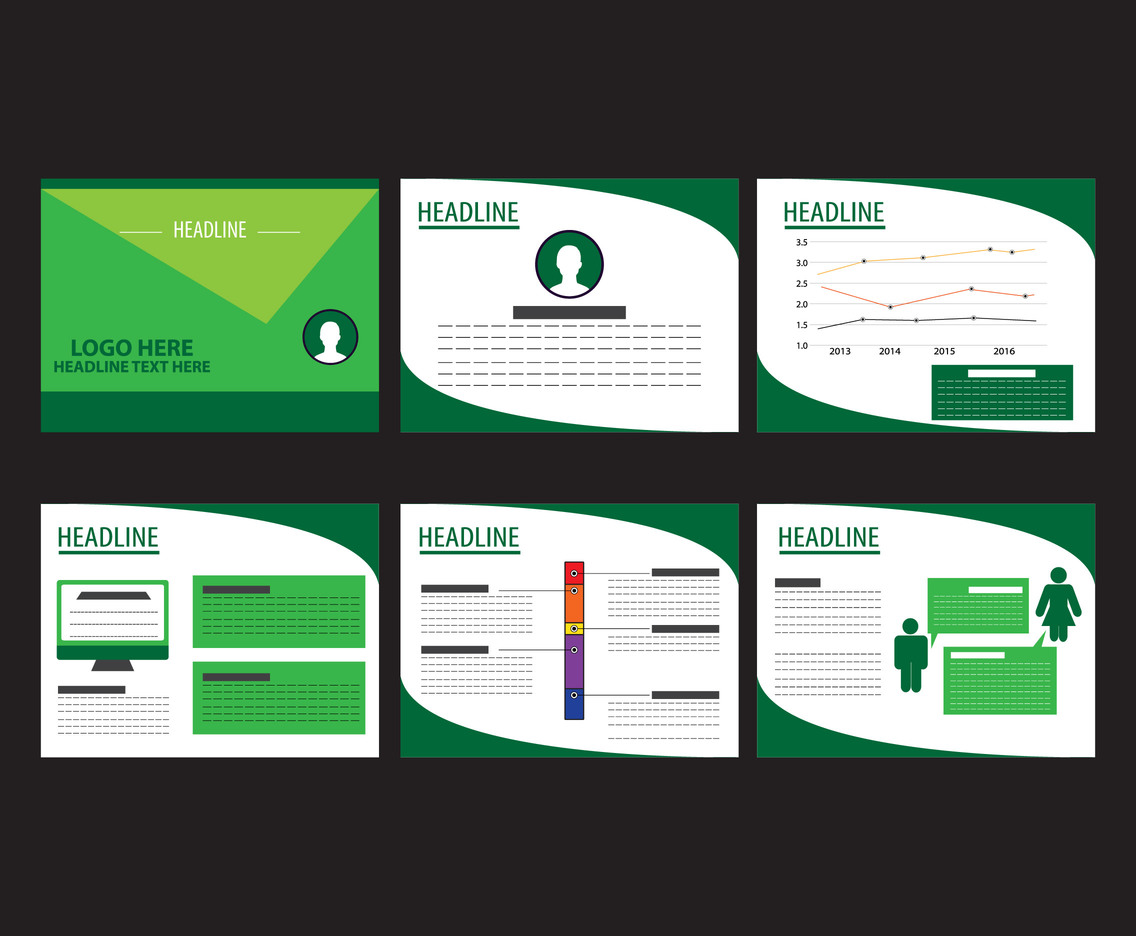 Download Green Powerpoint Presentation Vectors Vector Art ...
