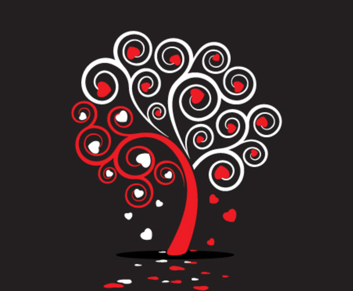 Love Tree Logo Stock Vector (Royalty Free) 720667303