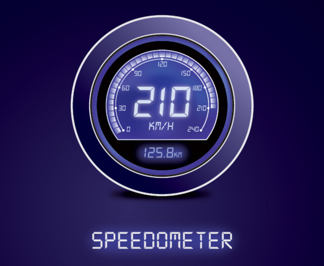 speedometer vector art