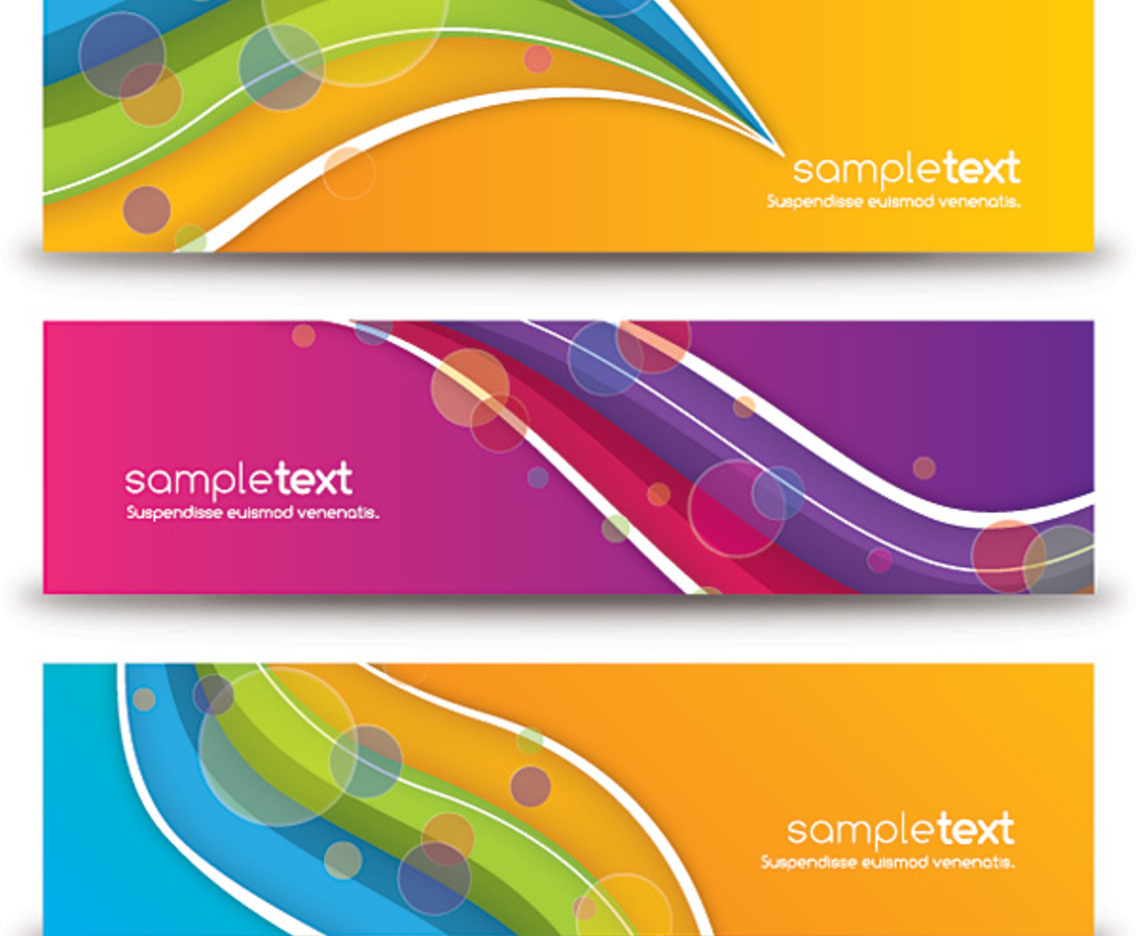 graphic banners vector
