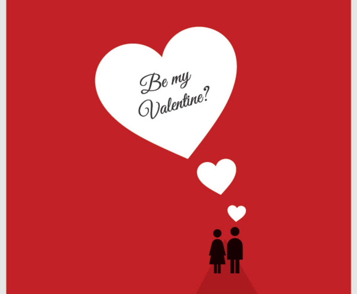 Red Valentines Card Vector Art & Graphics | freevector.com