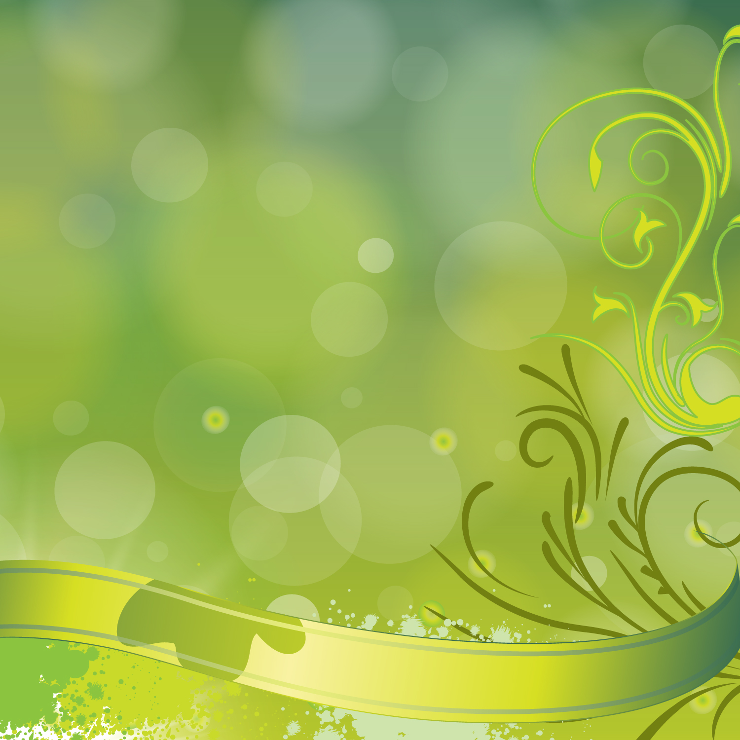 Download Green Floral Vector Background Vector Art & Graphics ...
