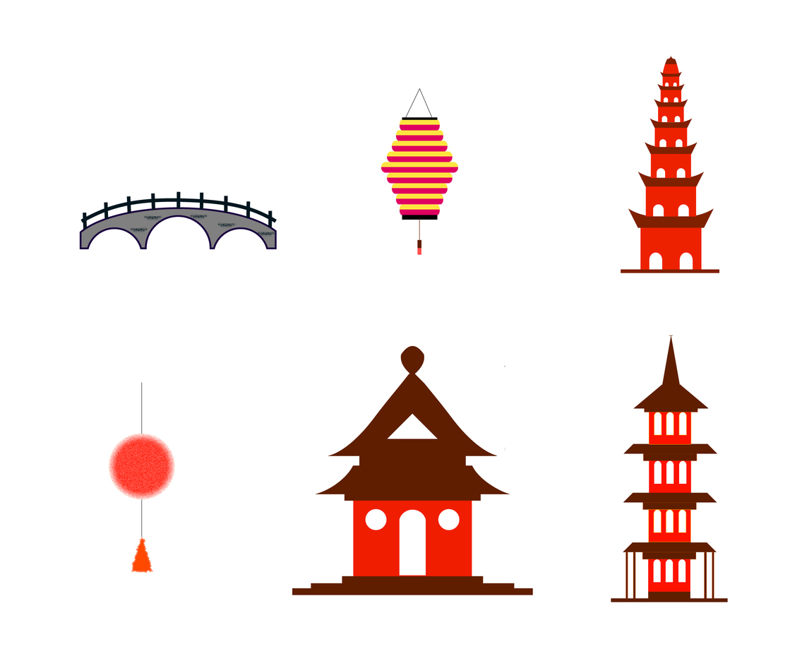 The Pagoda Vector Vector Art & Graphics | freevector.com