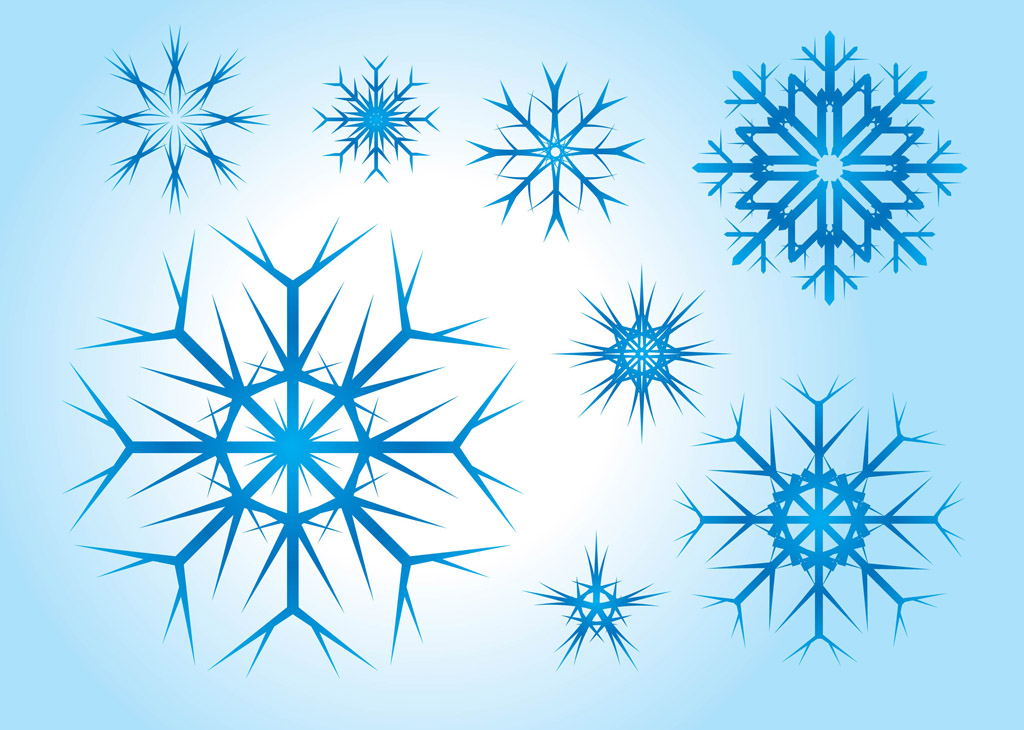 snowflake vector pattern